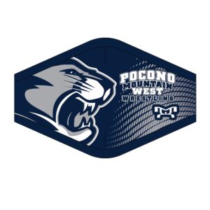 Pocono Mountain West Custom Color Face Mask