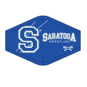 Saratoga Youth Blue Custom Face Mask