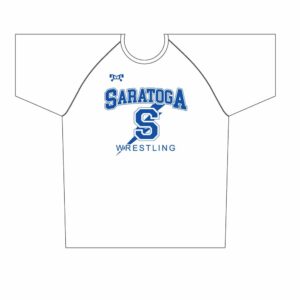 Saratoga Youth Custom Sublimated White Dri-Fit T-Shirt