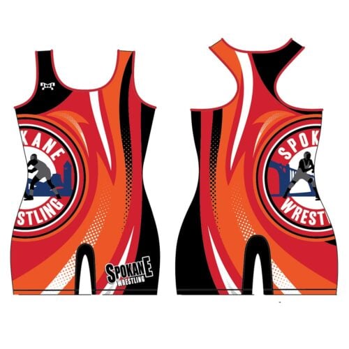 Spokane Wrestling Custom Womens Singlet