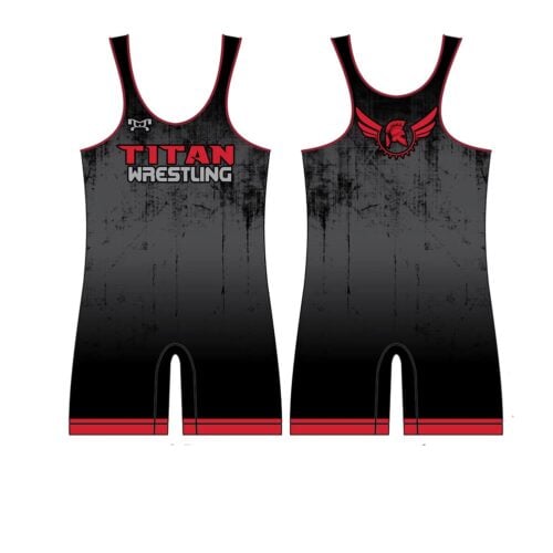 Titan Wrestling Club Grey Singlet