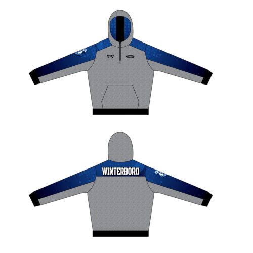 Winterboro High School Custom Quarter Zip Hoodie