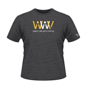 Wrestling with Virtue Custom Grey T-Shirt