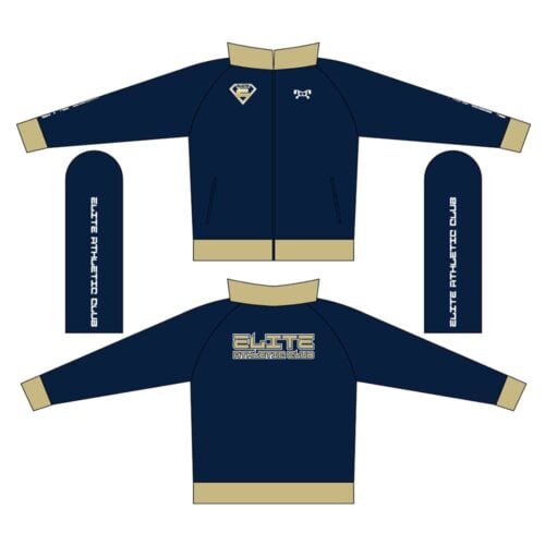 Elite Athletic Club Custom Navy Full Zip