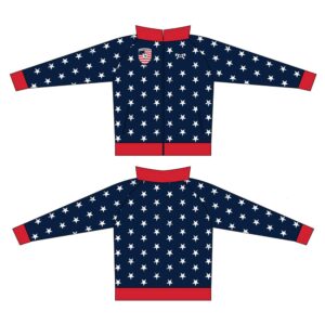 Elite Athletic Club Navy Stars Full Zip