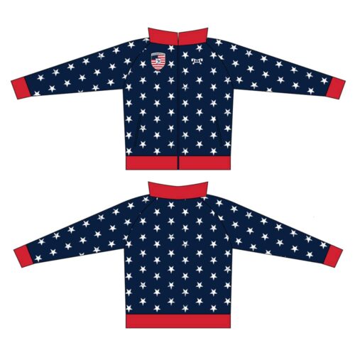 Elite Athletic Club Navy Stars Full Zip