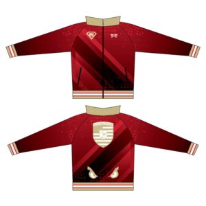 Elite Athletic Club Custom Red Full Zip