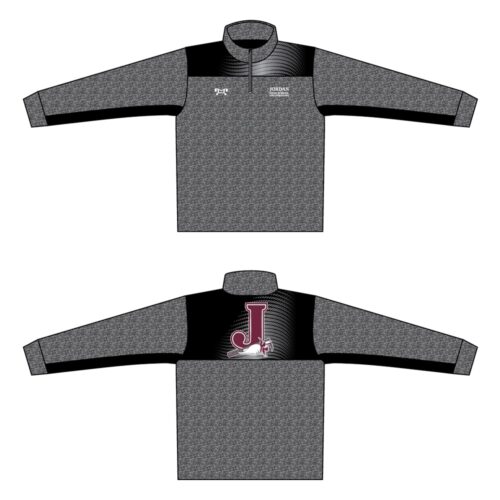 Jordan High School Custom Heathered Quarter Zip