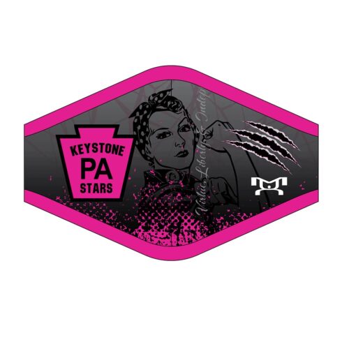 Keystone Stars Custom Female Face Mask
