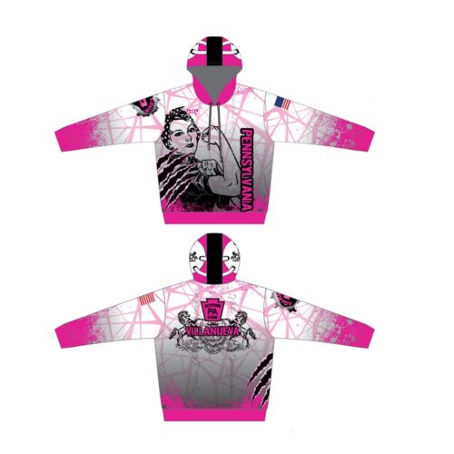 Keystone Stars Womens Sublimated Hoodie