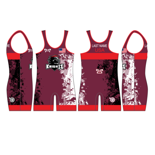 Northview Wrestling Club Red Custom Singlet