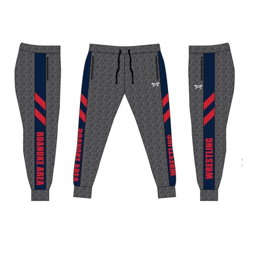 Roanoke Area Wrestling Custom Joggers