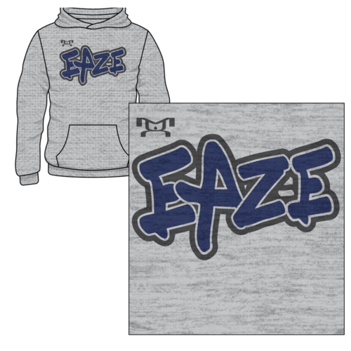 Reggie Barnett Jr. Custom Grey EAZE Spot Sub Hoodie