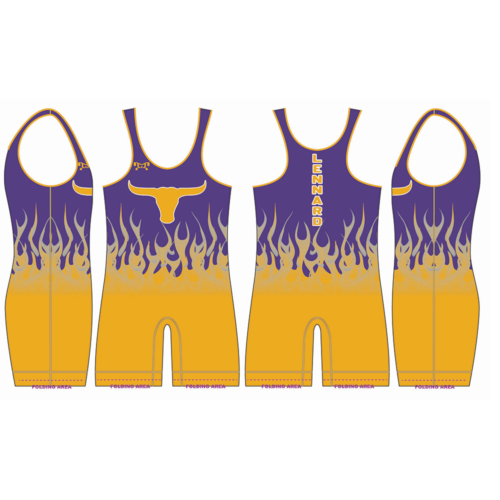 Lennard Wrestling Custom  Men's Singlet