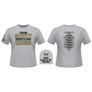 Team Shutt Undefeated Custom Grey T-Shirt