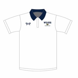 Wilkes University Custom White Polo Shirt