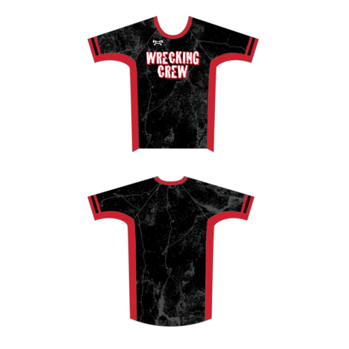 Wrecking Crew Wrestling Club Custom Black Compression Shirt