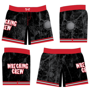 Wrecking Crew WC Black Women Fight Shorts