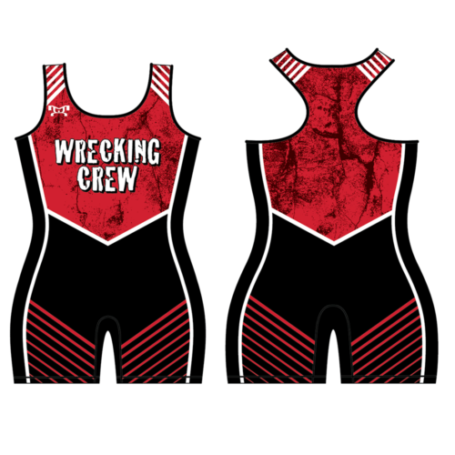 Wrecking Crew Wrestling Club Custom Womens Singlet