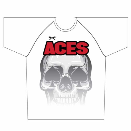 ACES Wrestling Sublimated White Dri-Fit T-Shirt