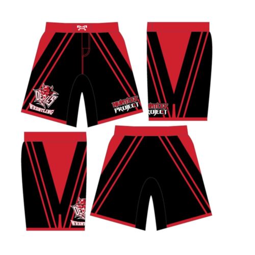 Huntley Project Custom Black Fight Shorts