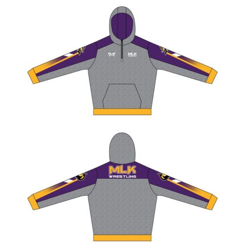 Martin Luther King High School Custom Quarter Zip Hoodie