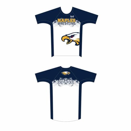 Naples Wrestling Club Custom White Compression Shirt