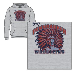 Pennsauken Sublimated Grey Hoodie