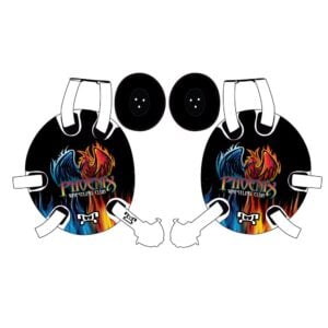Phoenix Wrestling Club Custom Head Gear Decal