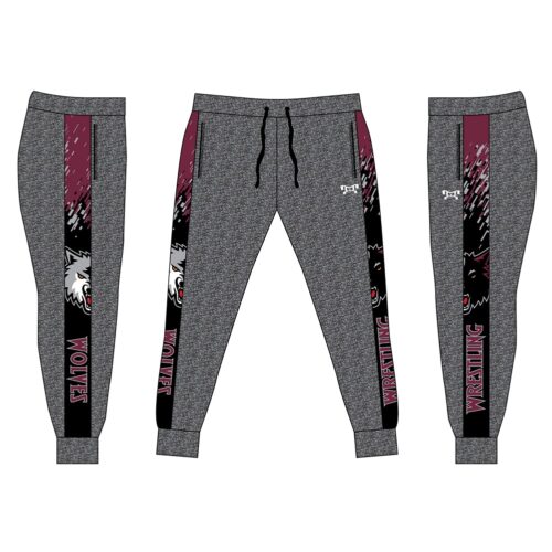Wolves Wrestling Club Custom Joggers