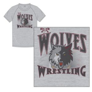 Wolves Wrestling Club Custom Sublimated T-Shirt