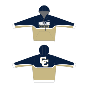 Central Catholic Raiders Blue And Gold Sublimated Hoodie