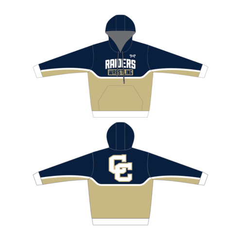 Central Catholic Raiders Blue And Gold Sublimated Hoodie