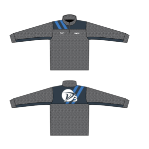 D3 Training Center Custom Heathered Quarter Zip