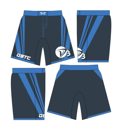 D3 Training Center Custom Fight Shorts W/ Pockets