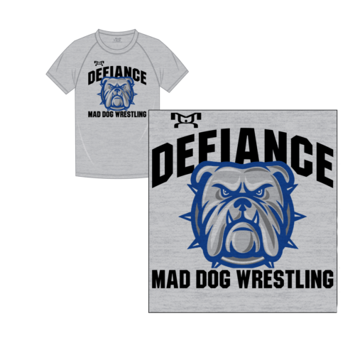 Defiance Mad Dog Wrestling Custom Sublimated T-Shirt