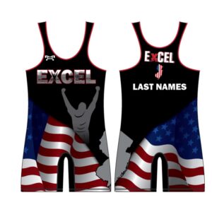 Excel Wrestling Club Custom Singlet