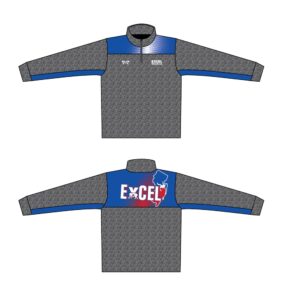 Excel Wrestling Club Custom Heathered Quarter Zip