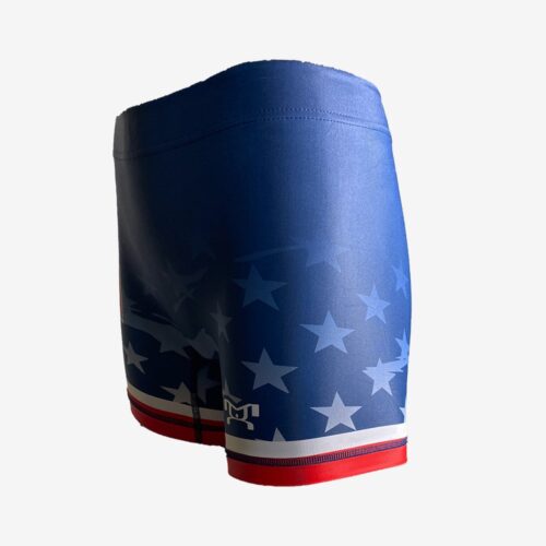 MyHouse Stars and Stripes Women's Compression Shorts - Image 3