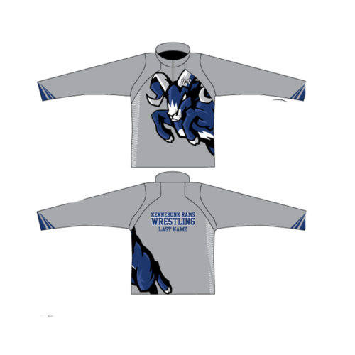 Kennebunk Wrestling Custom Quarter Zip W Ram