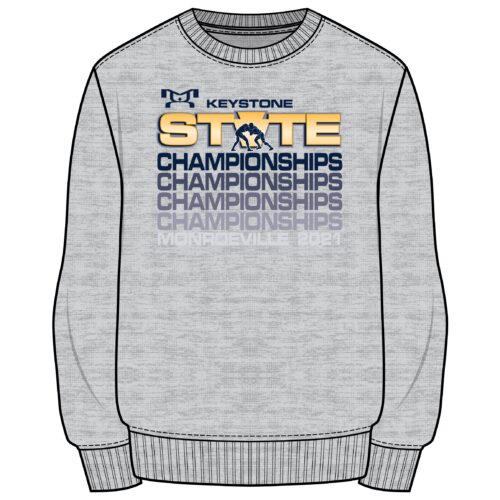 Keystone State Championship Sublimated State Crewneck