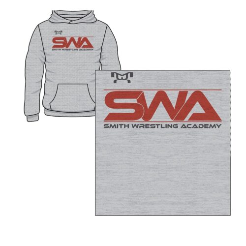 Smith Wrestling Academy Sublimated Grey Hoodie