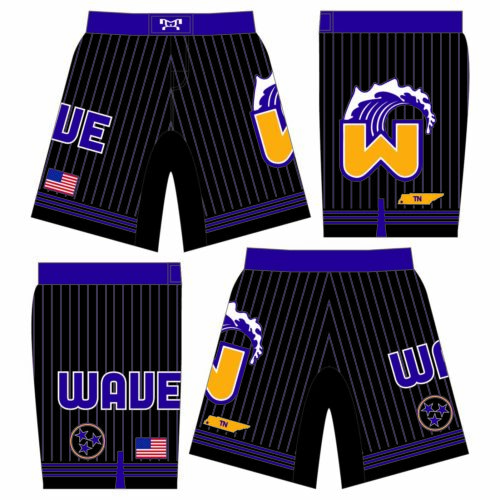 Wave Wrestling Custom  Fight Shorts 2