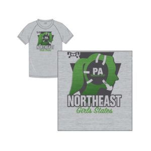 PA Girls Championship Custom Sublimated Northeast Green T-Shirt