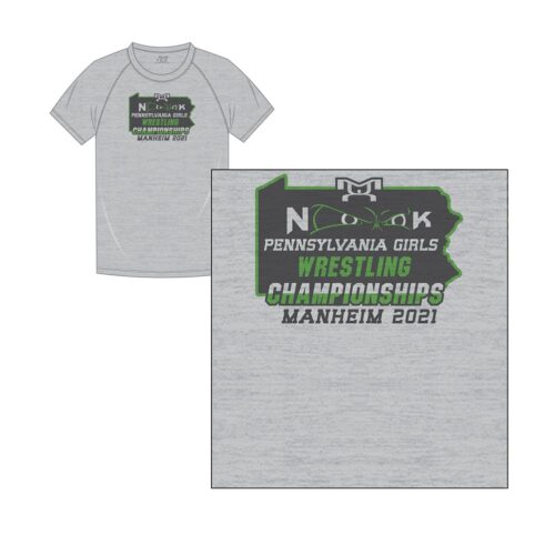 PA Girls Championship Custom Sublimated Green T-Shirt