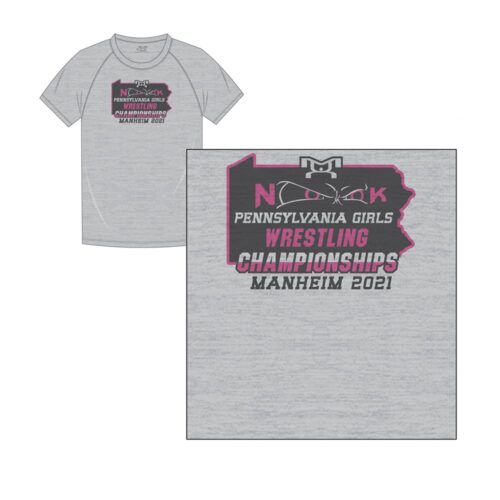 PA Girls Championship Custom Sublimated Pink T-Shirt