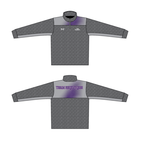 Team Relentless Custom Heathered Quarter Zip