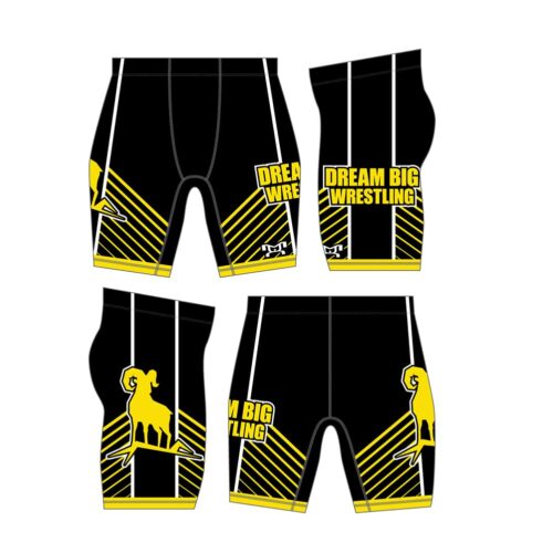 Dream Big Wrestling Club Custom Wrestling Compression Shorts