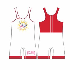 Eclipse Wrestling Club Custom Red Singlet