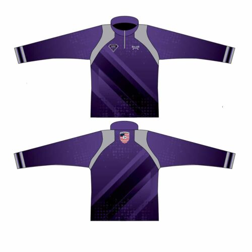 Elite Athletic Club Custom Purple Quarter Zip